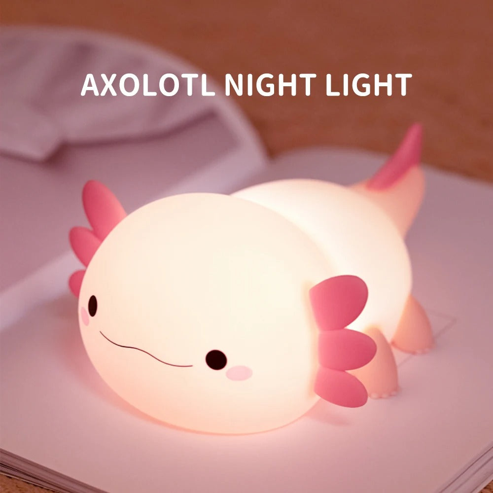 مصباح Axolotl الودود