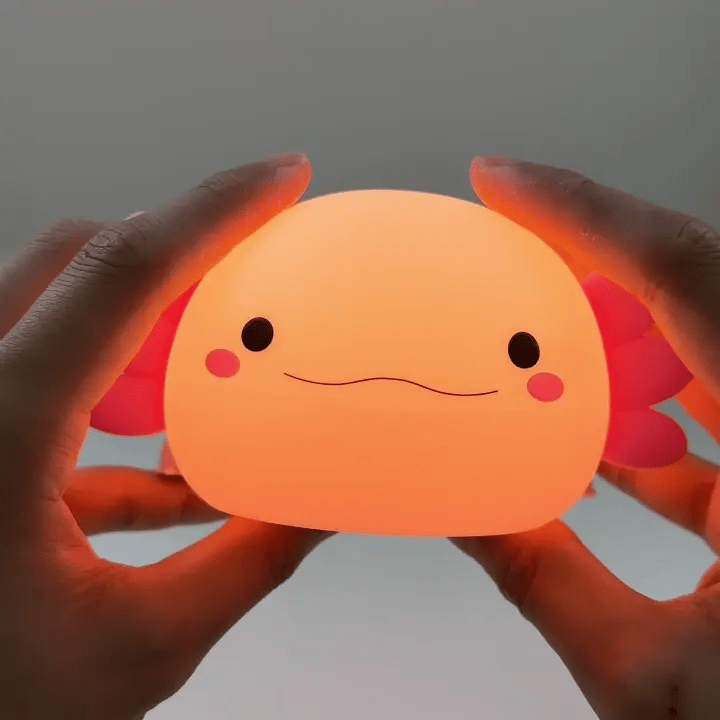 مصباح Axolotl الودود